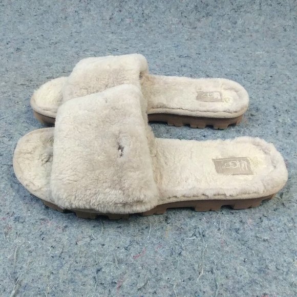 UGG Shoes - Ugg Slipper Slide Cozette Womens Size 8 Light Gray Shoes 1100892
